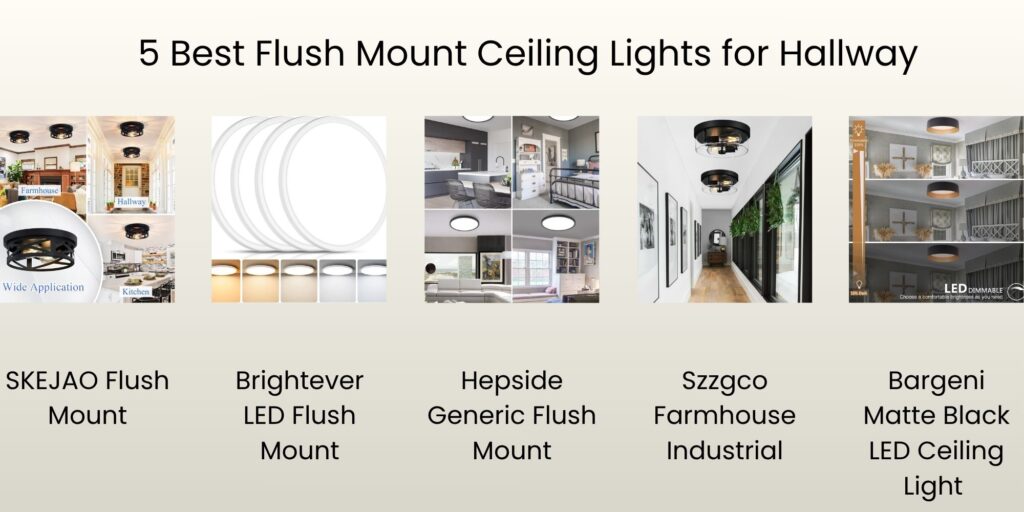 Best Flush Mount Ceiling Lights for Hallway