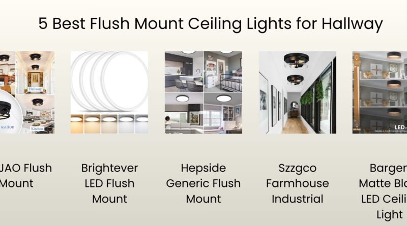 Best Flush Mount Ceiling Lights for Hallway