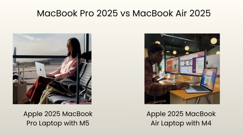 MacBook Pro 2025 vs MacBook Air 2025