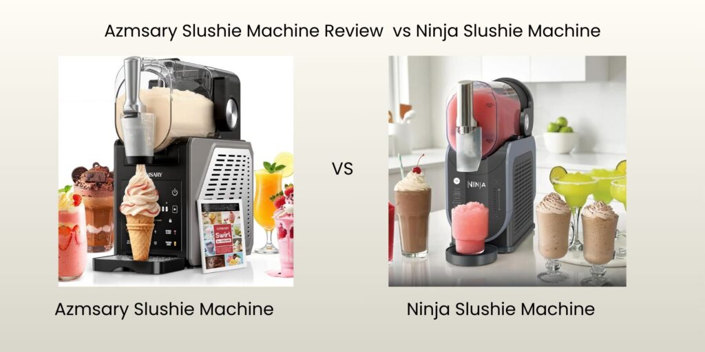Azmsary Slushie Machine Review vs Ninja Slushie Machine