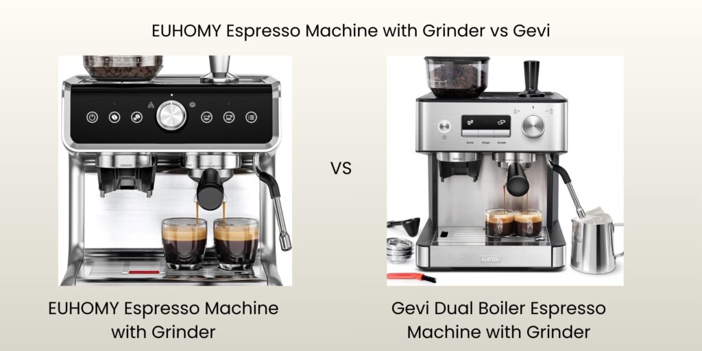 EUHOMY Espresso Machine with Grinder Review
