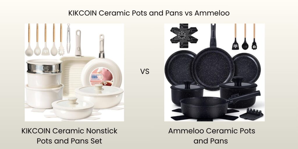 KIKCOIN Ceramic Pots and Pans Review