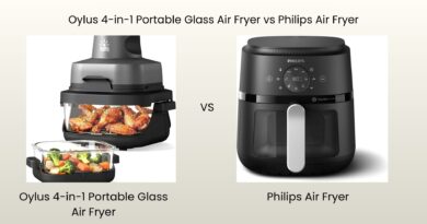 Oylus 4-in-1 Portable Glass Air Fryer Reviews vs Philips Air Fryer