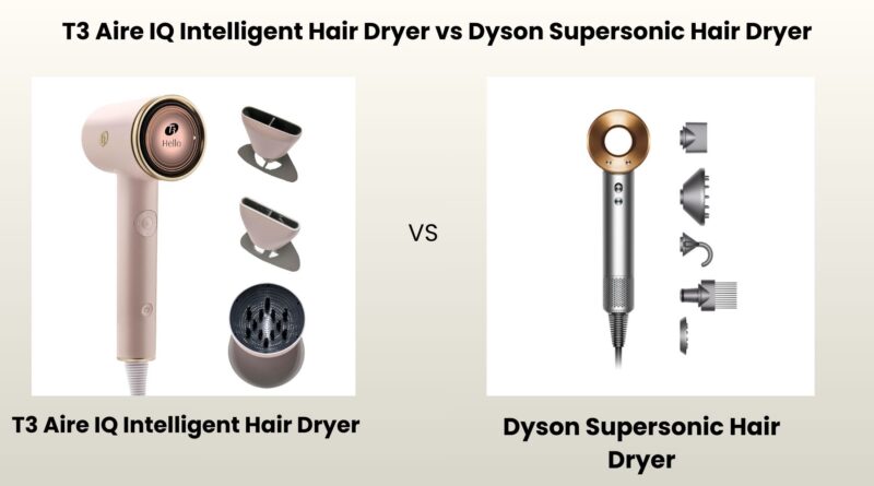T3 Aire IQ Intelligent Hair Dryer Review vs Dyson
