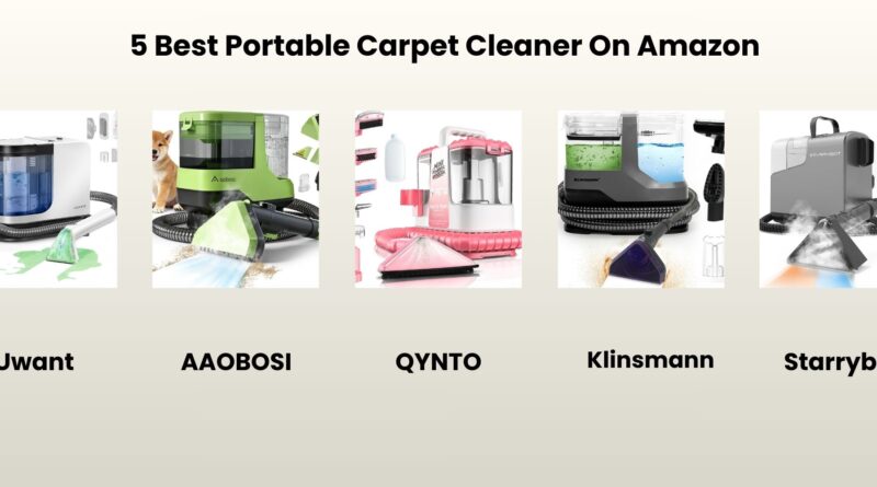 5 Best Portable Carpet Cleaner Reviews