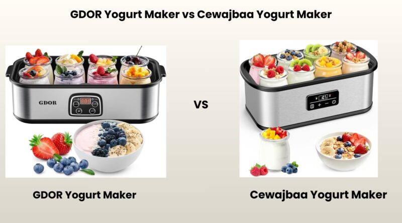 GDOR Yogurt Maker Review vs Cewajbaa Yogurt Maker