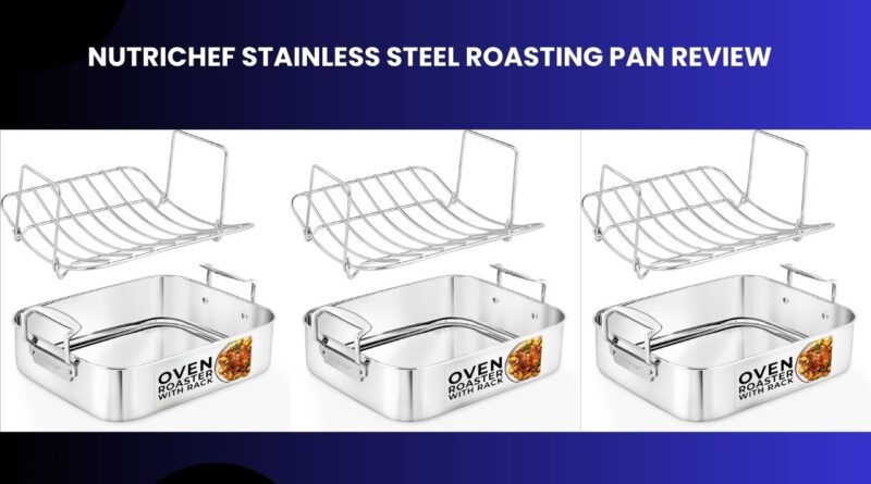 NutriChef Stainless Steel Roasting Pan
