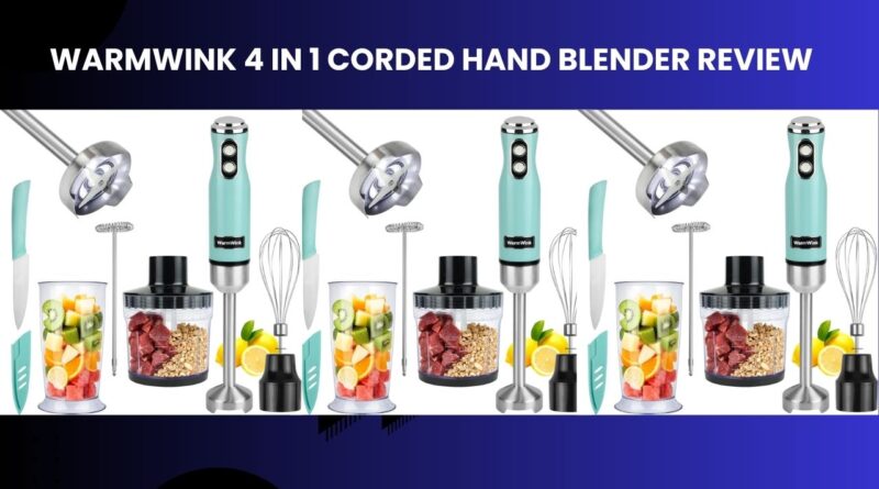 WarmWink 4 in 1 Corded Hand Blender
