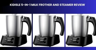 KIDISLE 5-in-1 Milk Frother and Steamer