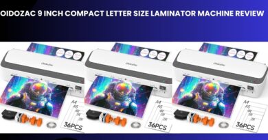 OidoZac 9 Inch Compact Letter Size Laminator Machine Review