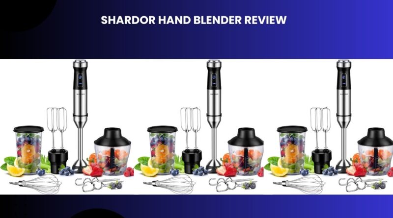 SHARDOR Hand Blender Review
