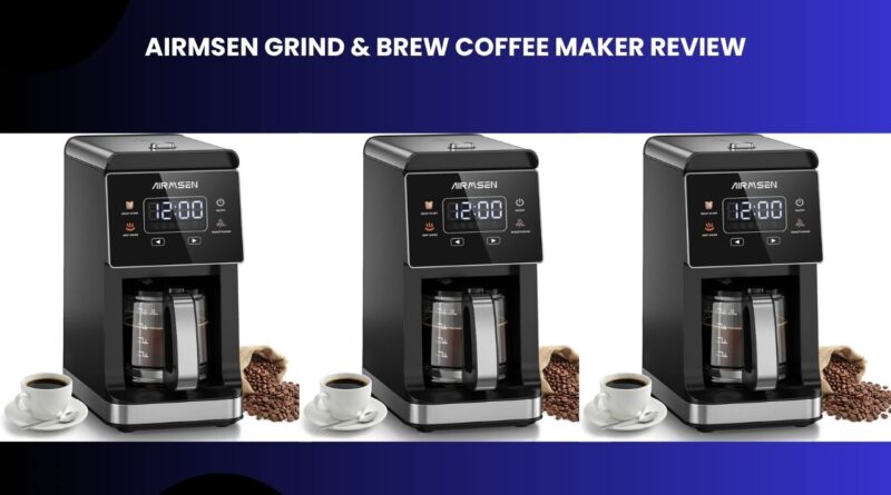 AIRMSEN Grind & Brew Coffee Maker