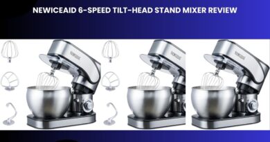 Newiceaid 6-Speed Tilt-Head Stand Mixer